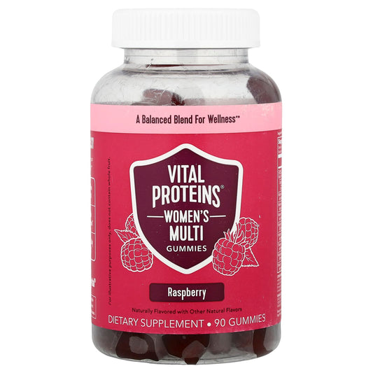 Vital Proteins, Women's Multi Gummies, Raspberry, 90 Gummies - Image 1