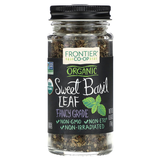Organic Sweet Basil Leaf | USDA Organic, Non-GMO, Kosher - Image 1