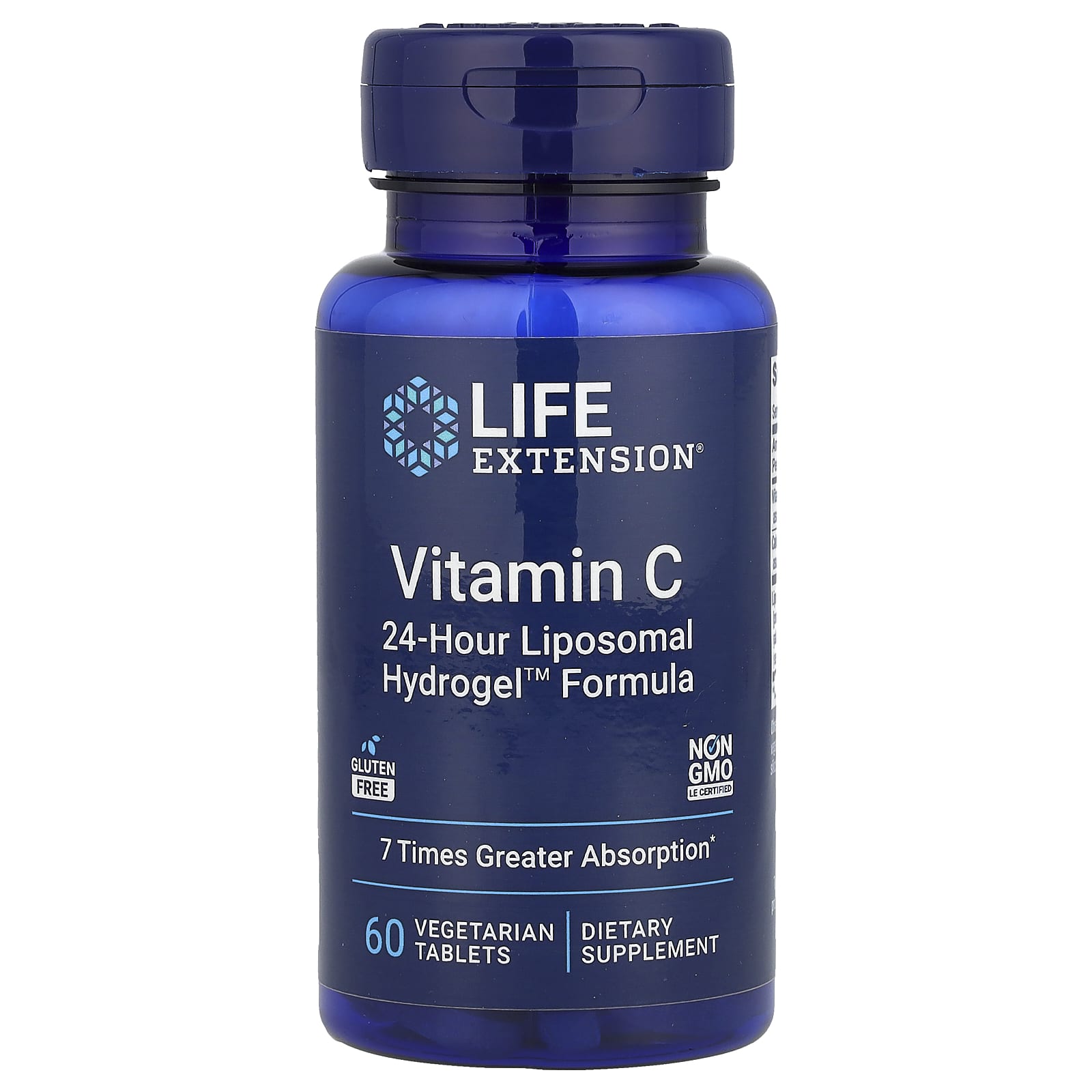 Life Extension, Vitamin C, 60 Vegetarian Tablets - Image 1