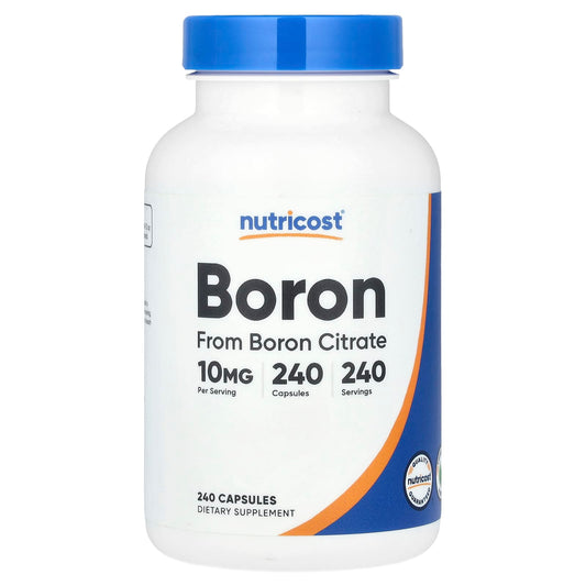 Nutricost, Boron, 10 mg , 240 Capsules - Image 1