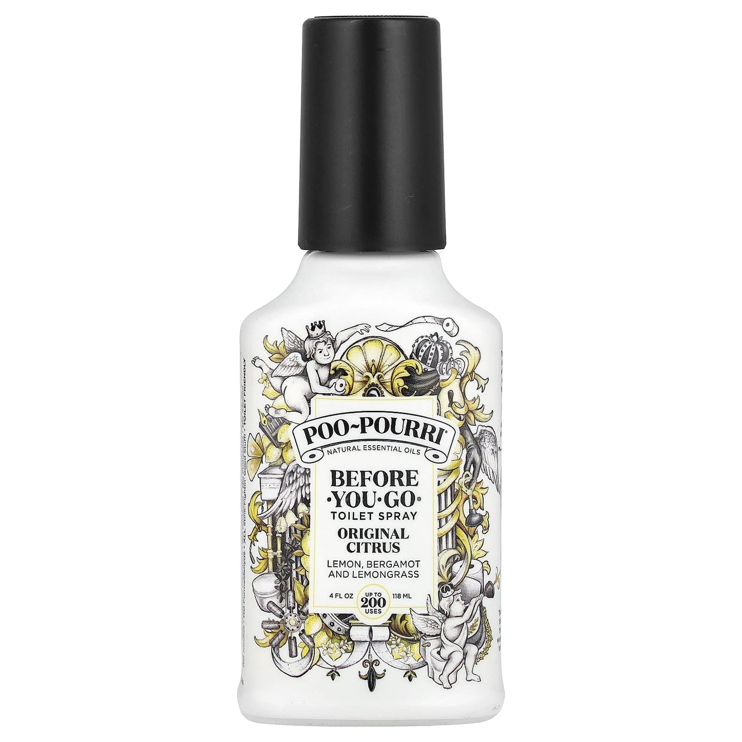 Poo-Pourri, Before-You-Go® Toilet Sprays, Original Citrus, 4 fl oz (118 ml) - Image 1