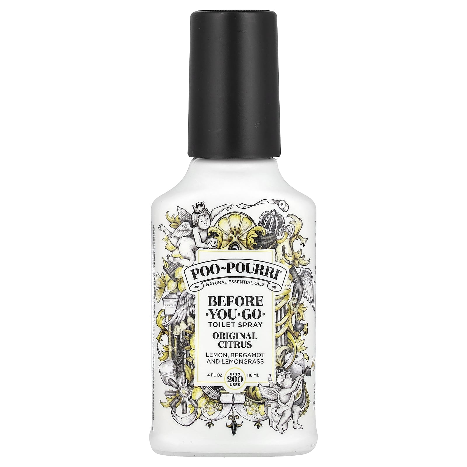 Poo-Pourri, Before-You-Go® Toilet Sprays, Original Citrus, 4 fl oz (118 ml) - Image 1