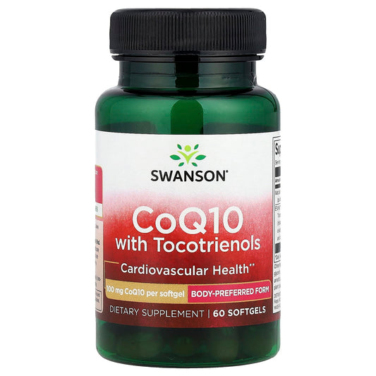 Swanson, CoQ10 with Tocotrienols, 60 Softgels - Image 1