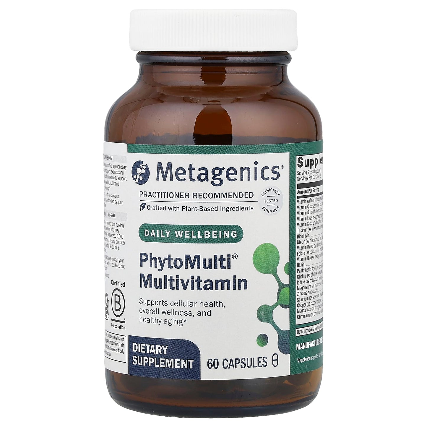Metagenics, PhytoMulti® Multivitamin, 60 Capsules - Image 1