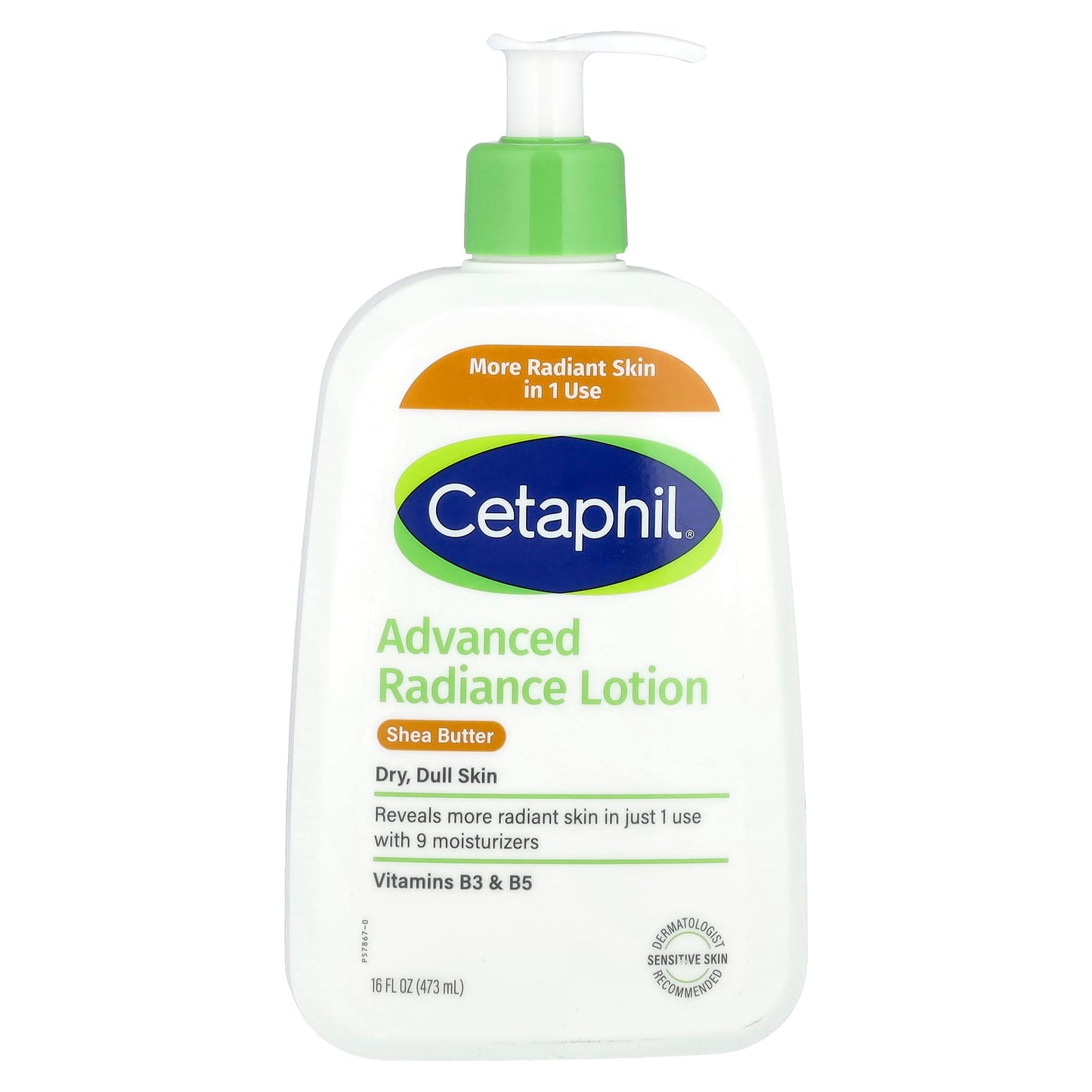 Cetaphil Advanced Radiance Lotion with Shea Butter, 16 fl oz - Image 1