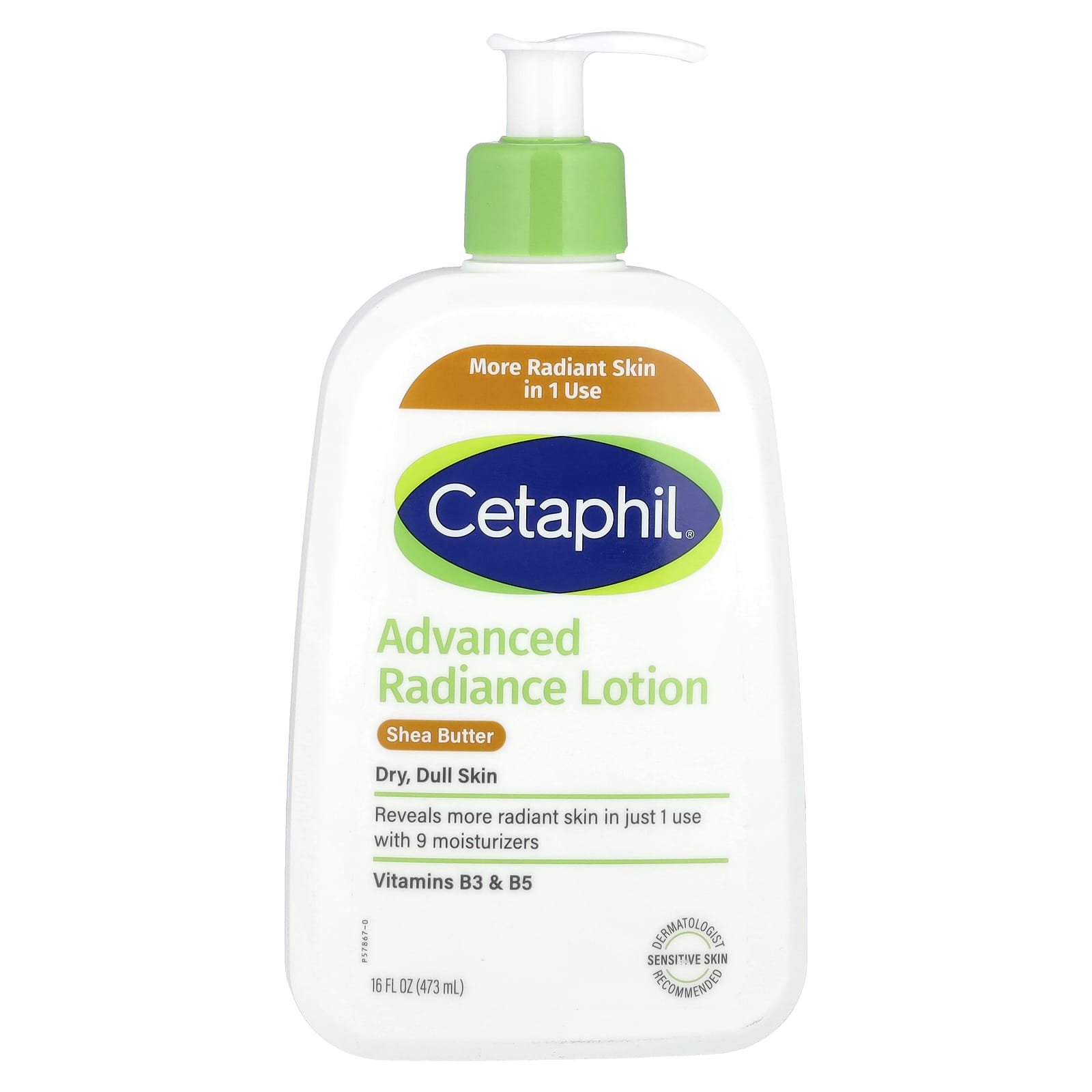 Cetaphil Advanced Radiance Lotion with Shea Butter, 16 fl oz - Image 1