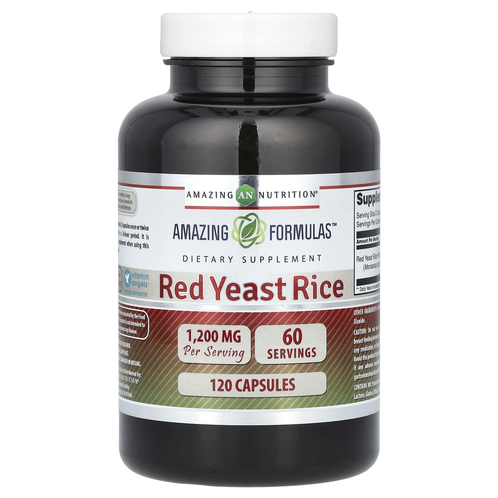 Red Yeast Rice 120 Capsules for Heart Health Support - Image 1