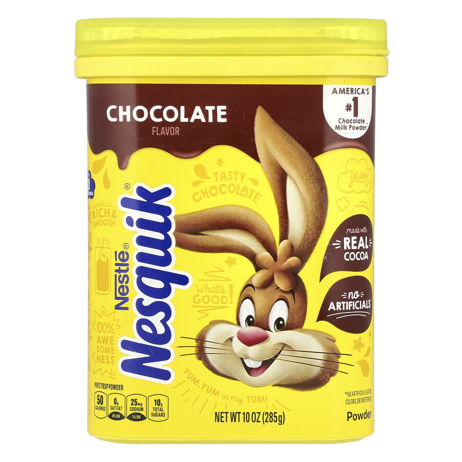 Nesquik, Nestle® Powder, Chocolate, 10 oz (285 g) - Image 1
