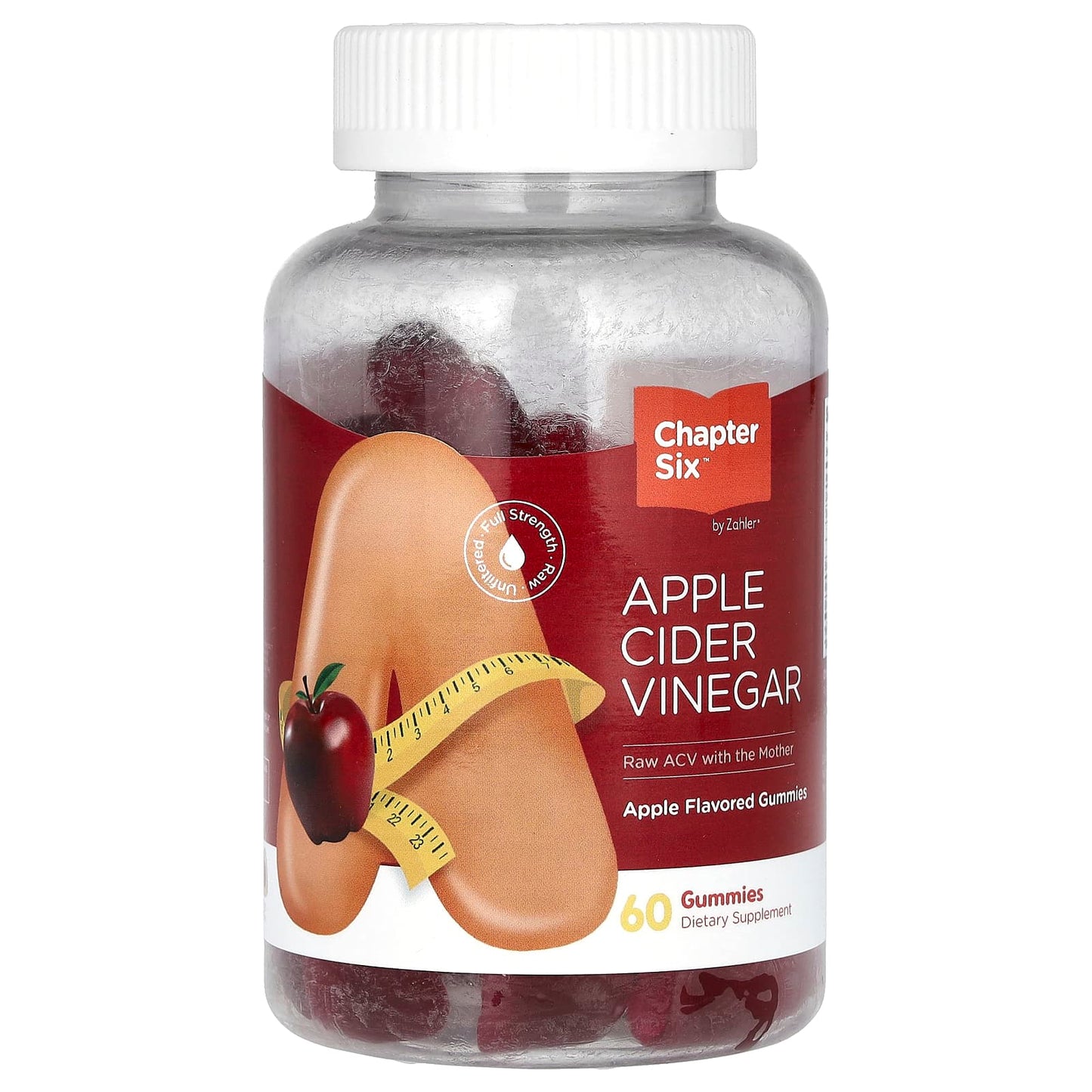 Apple Cider Vinegar Gummies with The Mother, 60 Gummies by Chapter Six - Image 1