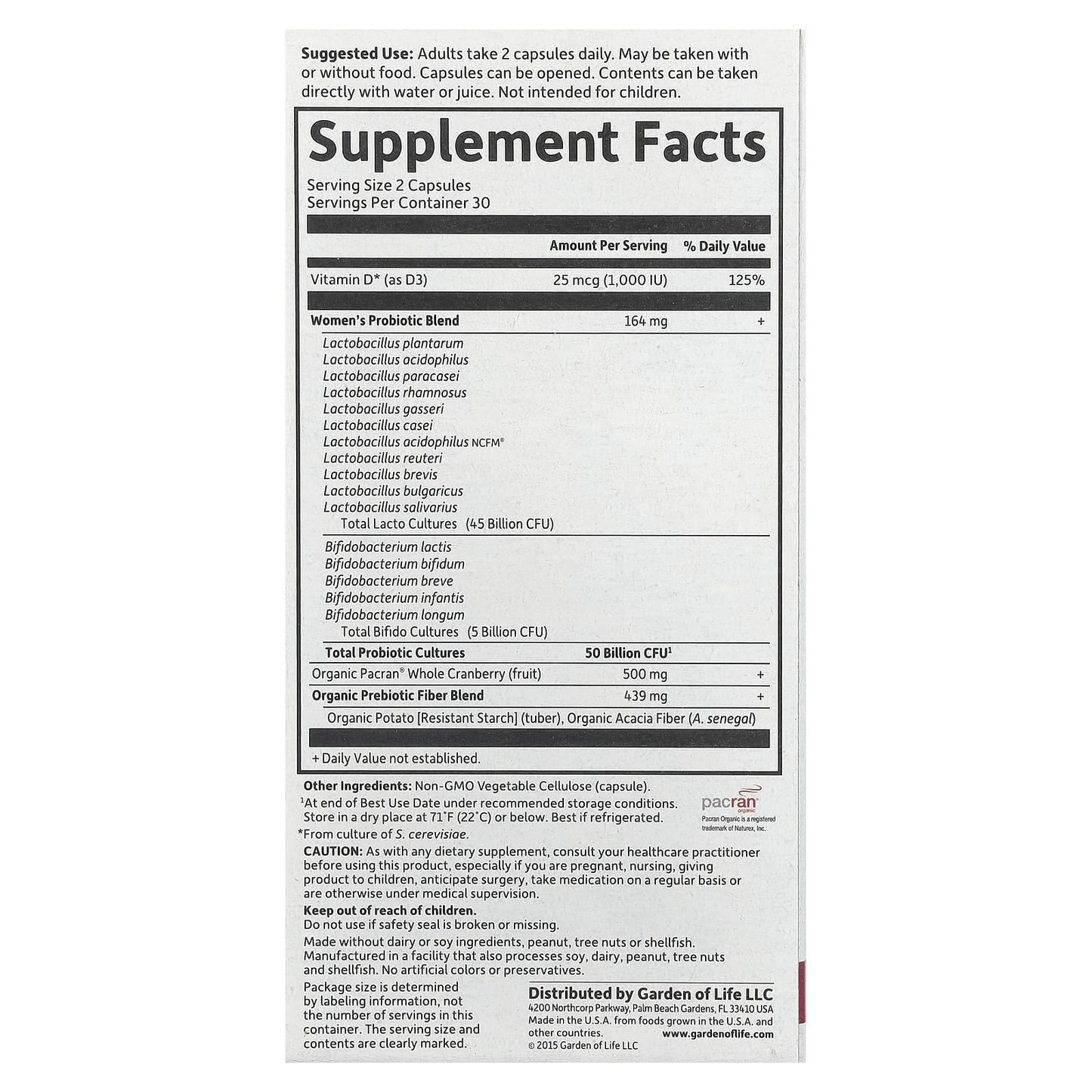 Dr. Formulated Probiotics for Urinary Tract Health - 50 Billion CFU - Image 2