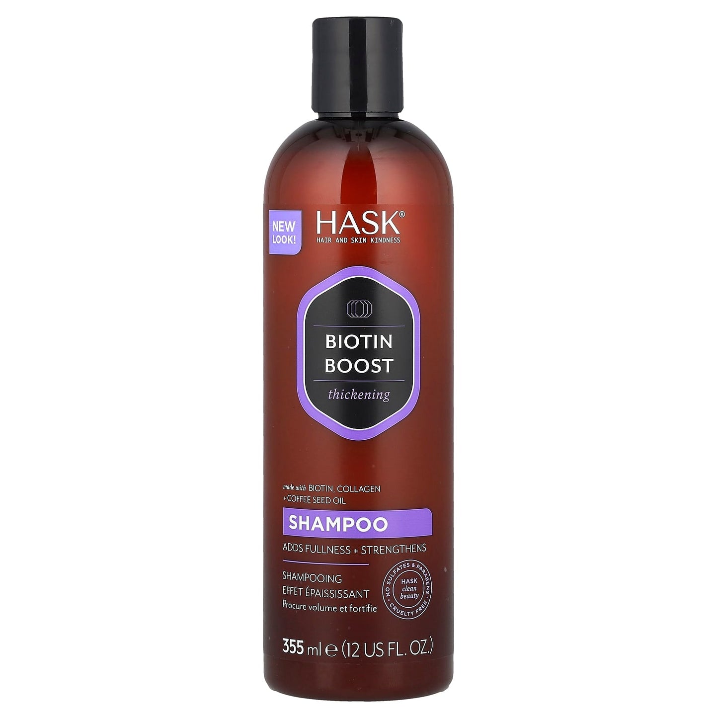 Thickening Shampoo with Biotin, Collagen & Coffee Seed Oil - 12 fl oz - Image 1