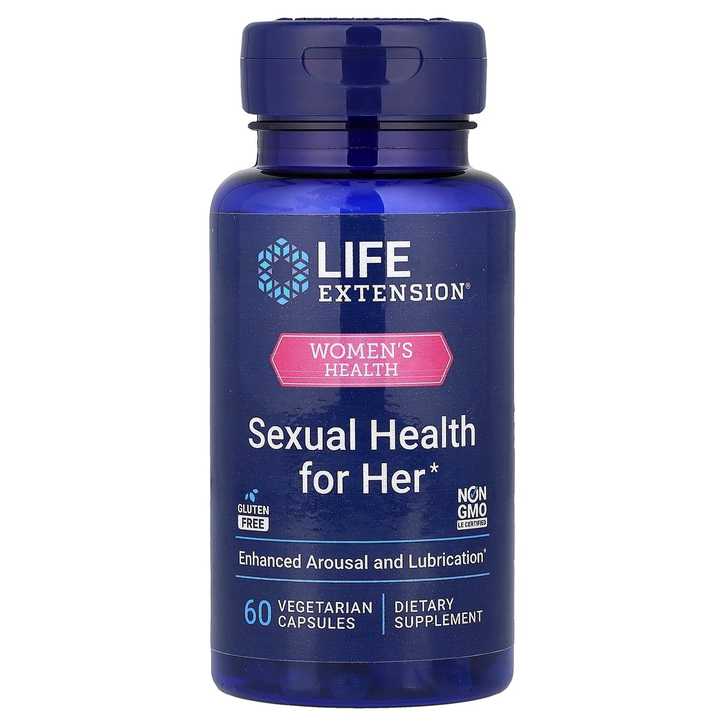 Life Extension, Women's Health, Sexual Health for Her, 60 Vegetarian Capsules - Image 1