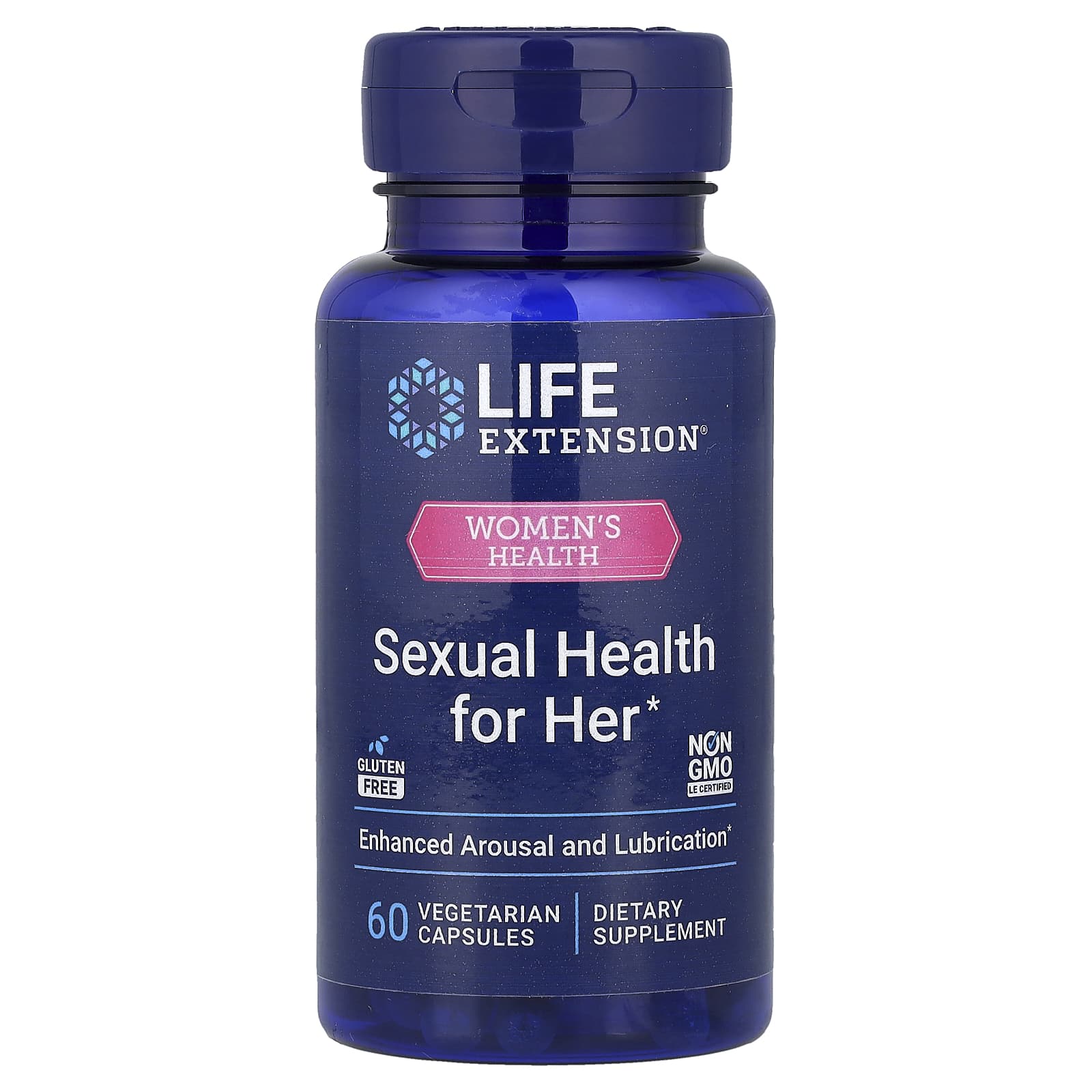 Life Extension, Women's Health, Sexual Health for Her, 60 Vegetarian Capsules - Image 1