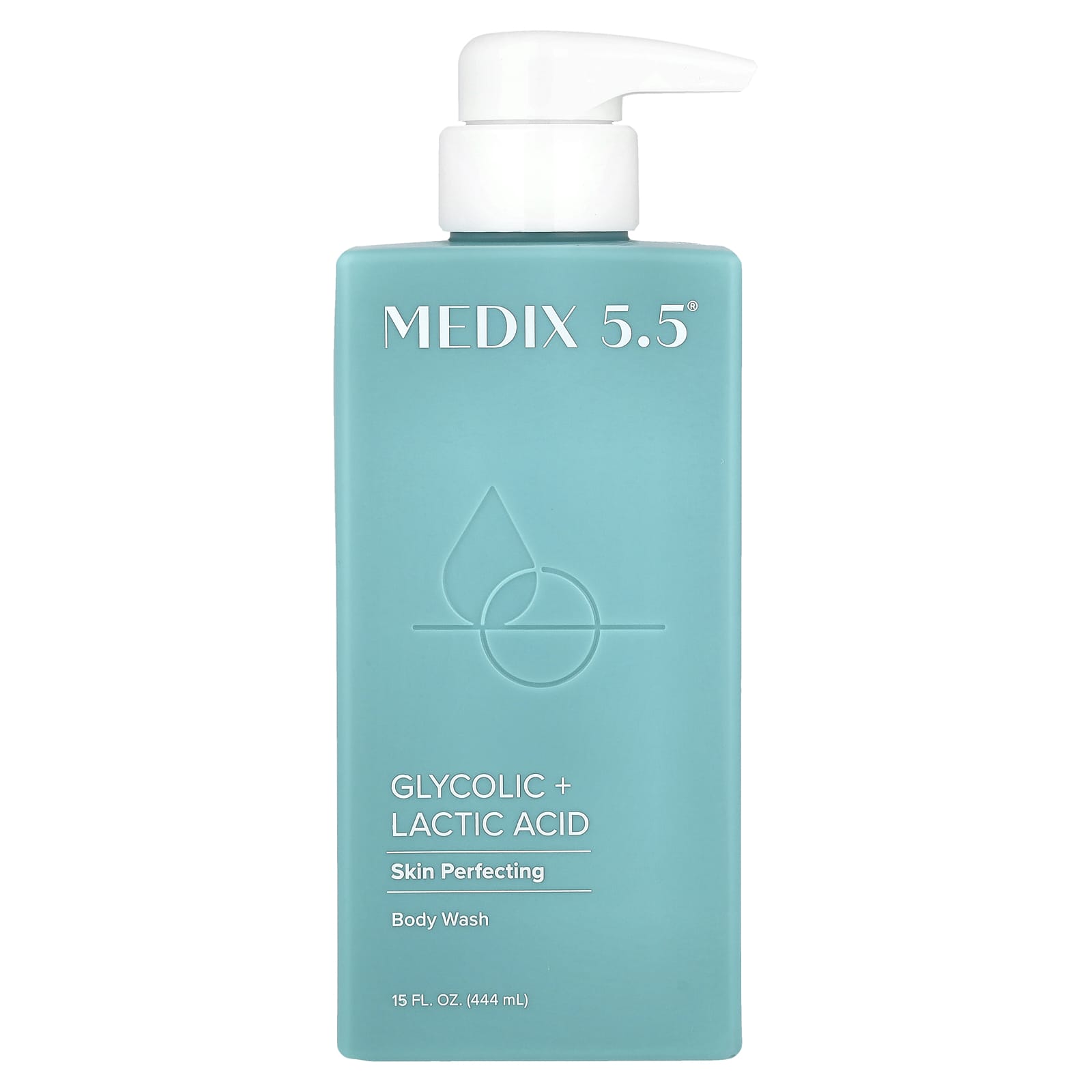 Medix 5.5, Body Wash, Skin Perfecting, Glycolic + Lactic Acid, 15 fl oz (444 ml) - Image 1