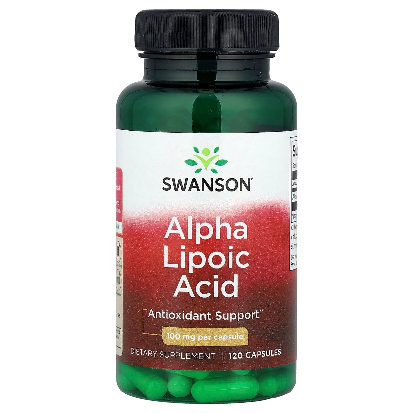 Swanson, Alpha Lipoic Acid, 100 mg, 120 Capsules - Image 1