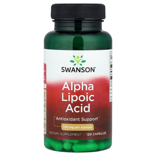 Swanson, Alpha Lipoic Acid, 100 mg, 120 Capsules - Image 1