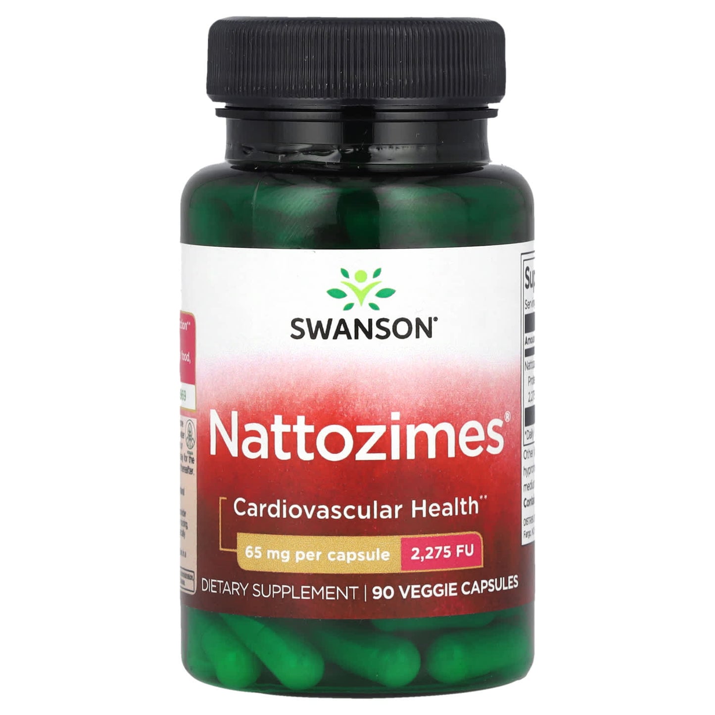Swanson, Nattozimes®, 65 mg, 90 Veggie Capsules - Image 1