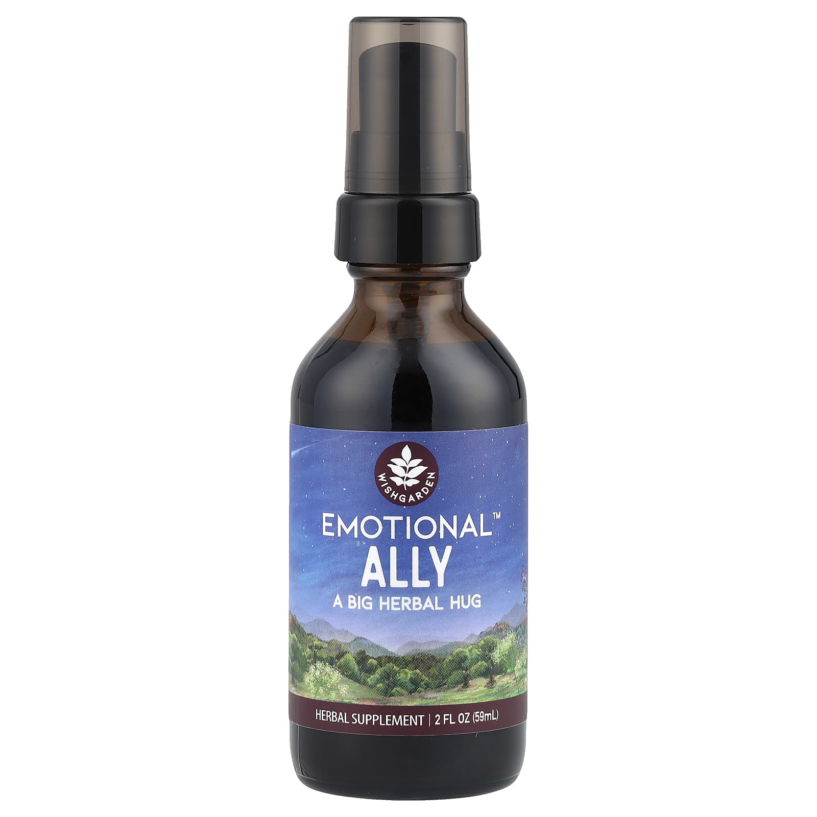 WishGarden Herbs, Emotional™ Ally, 2 fl oz (59 ml) - Image 1
