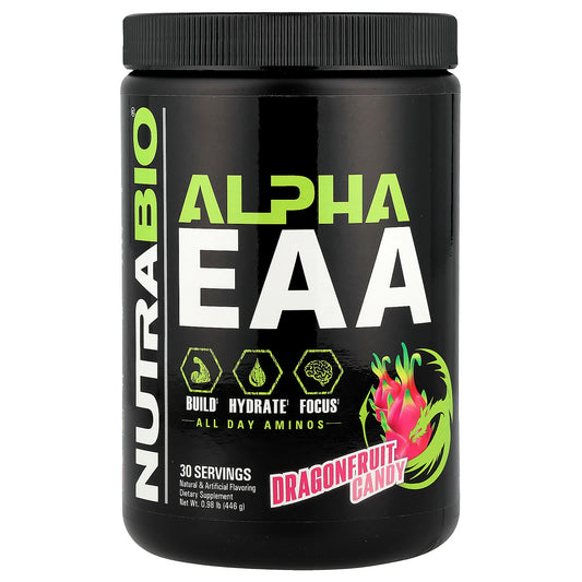 NutraBio, Alpha EAA, Dragonfruit Candy, 0.98 lb (446 g) - Image 1