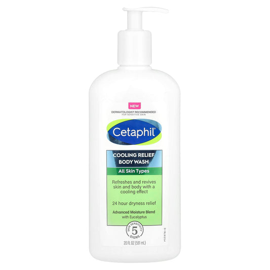 Cetaphil Sensitive Skin Body Wash, Fragrance Free, 20 fl oz (591 ml) - Image 1