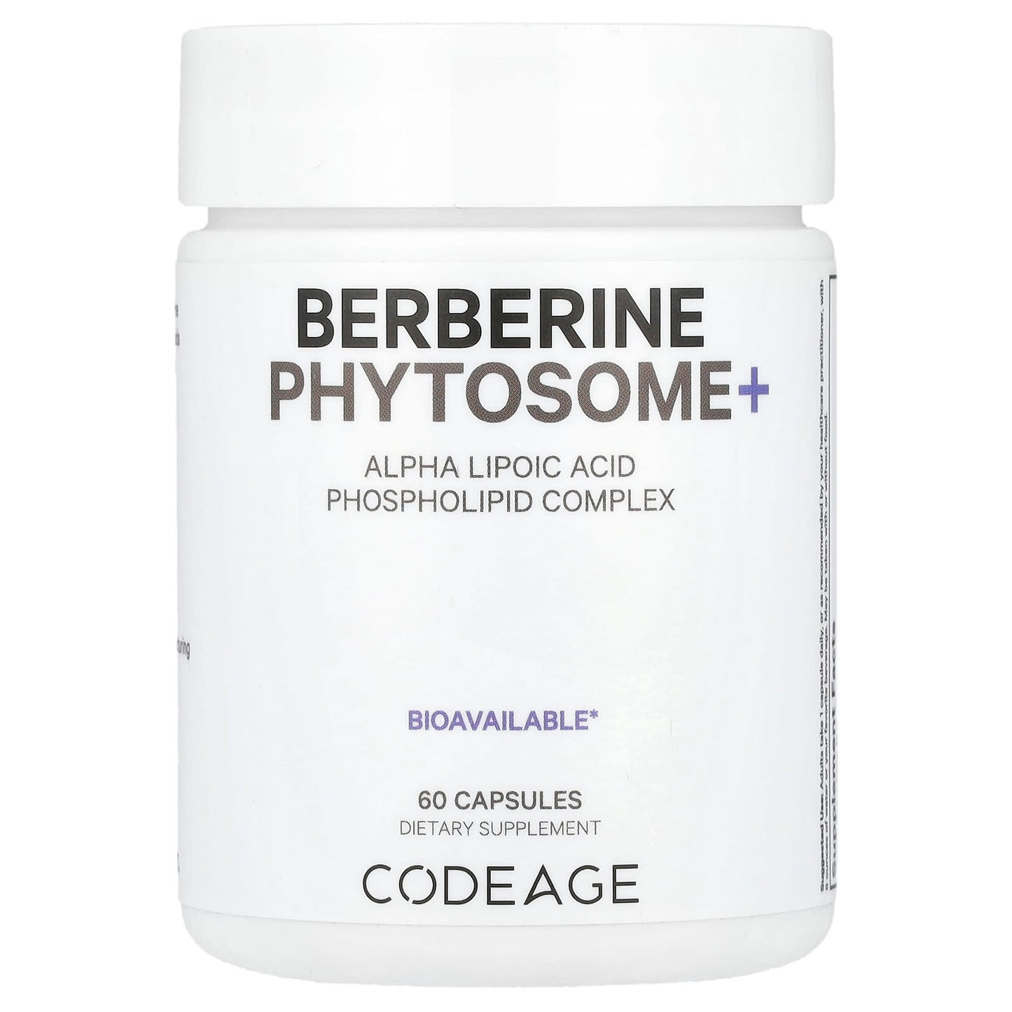 Boost Metabolism & Energy with Codeage Berberine Phytosome+ 60 Capsules - Image 1