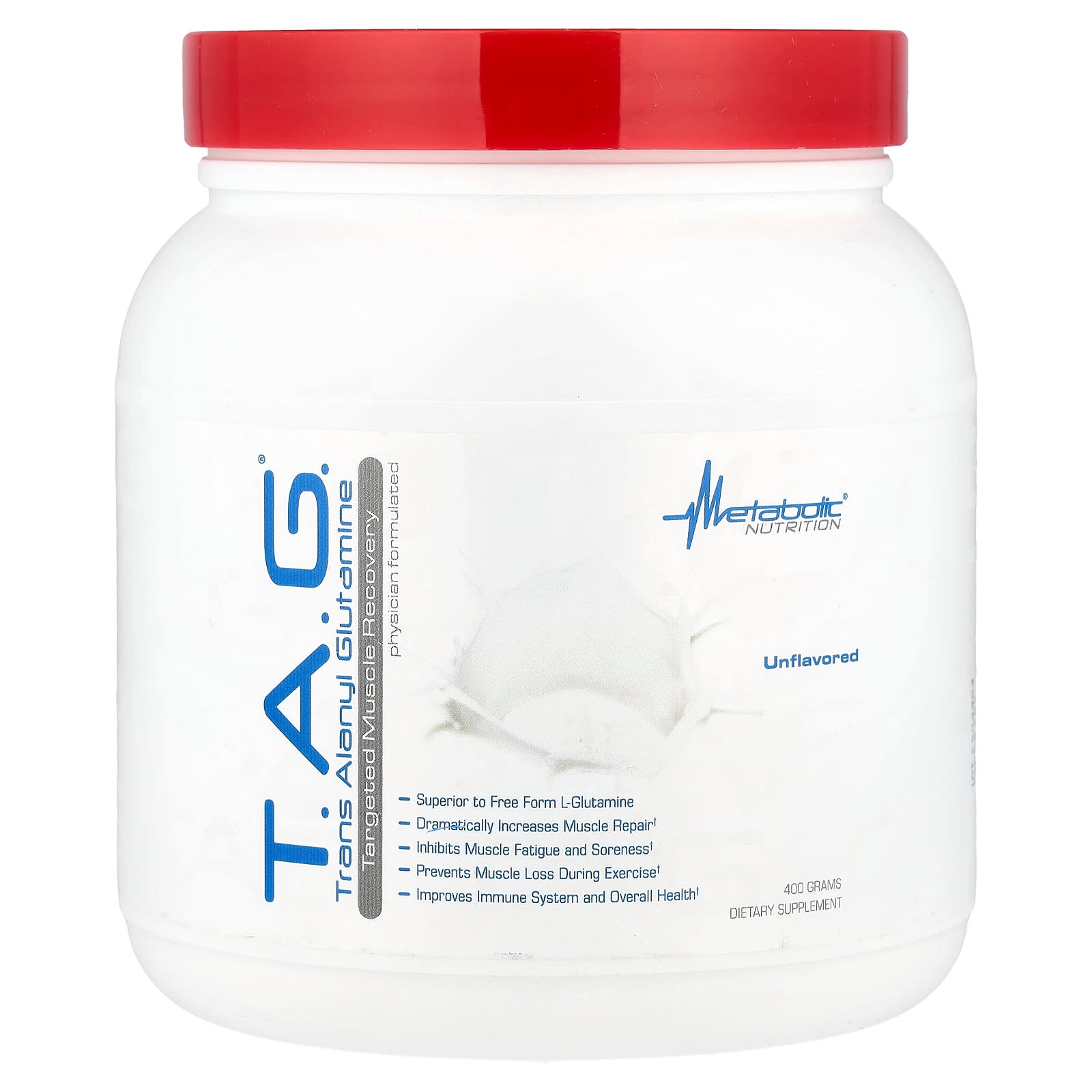 Metabolic Nutrition, T.A.G., Unflavored, 400 g - Image 1
