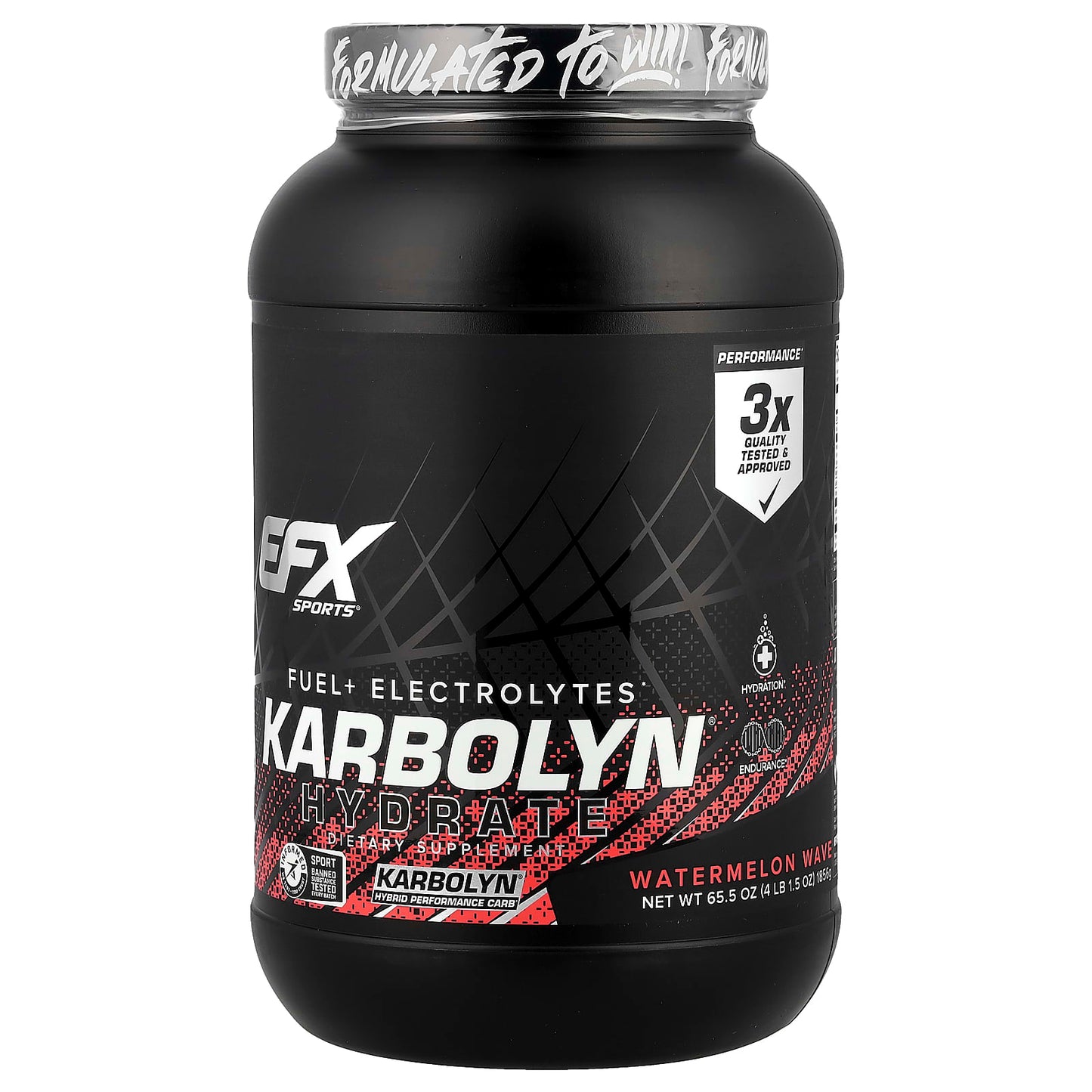 EFX Sports Karbolyn Hydrate Watermelon Wave - Long Lasting Fuel - Image 1