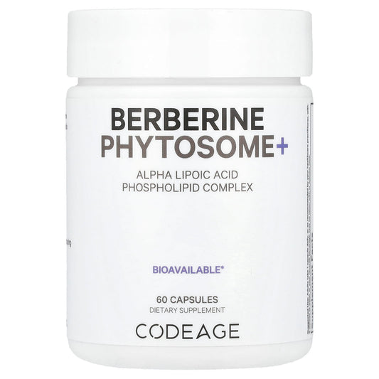 Boost Metabolism & Energy with Codeage Berberine Phytosome+ 60 Capsules - Image 1