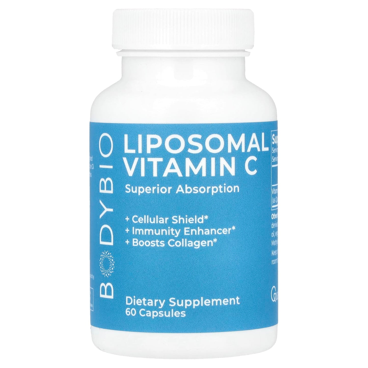 Boost Immunity with BodyBio Liposomal Vitamin C Capsules - Image 1