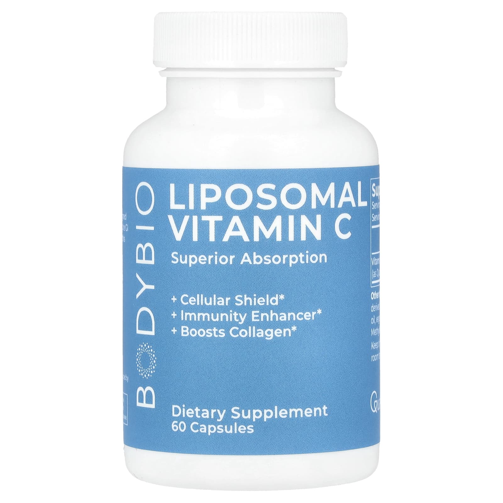 Boost Immunity with BodyBio Liposomal Vitamin C Capsules - Image 1