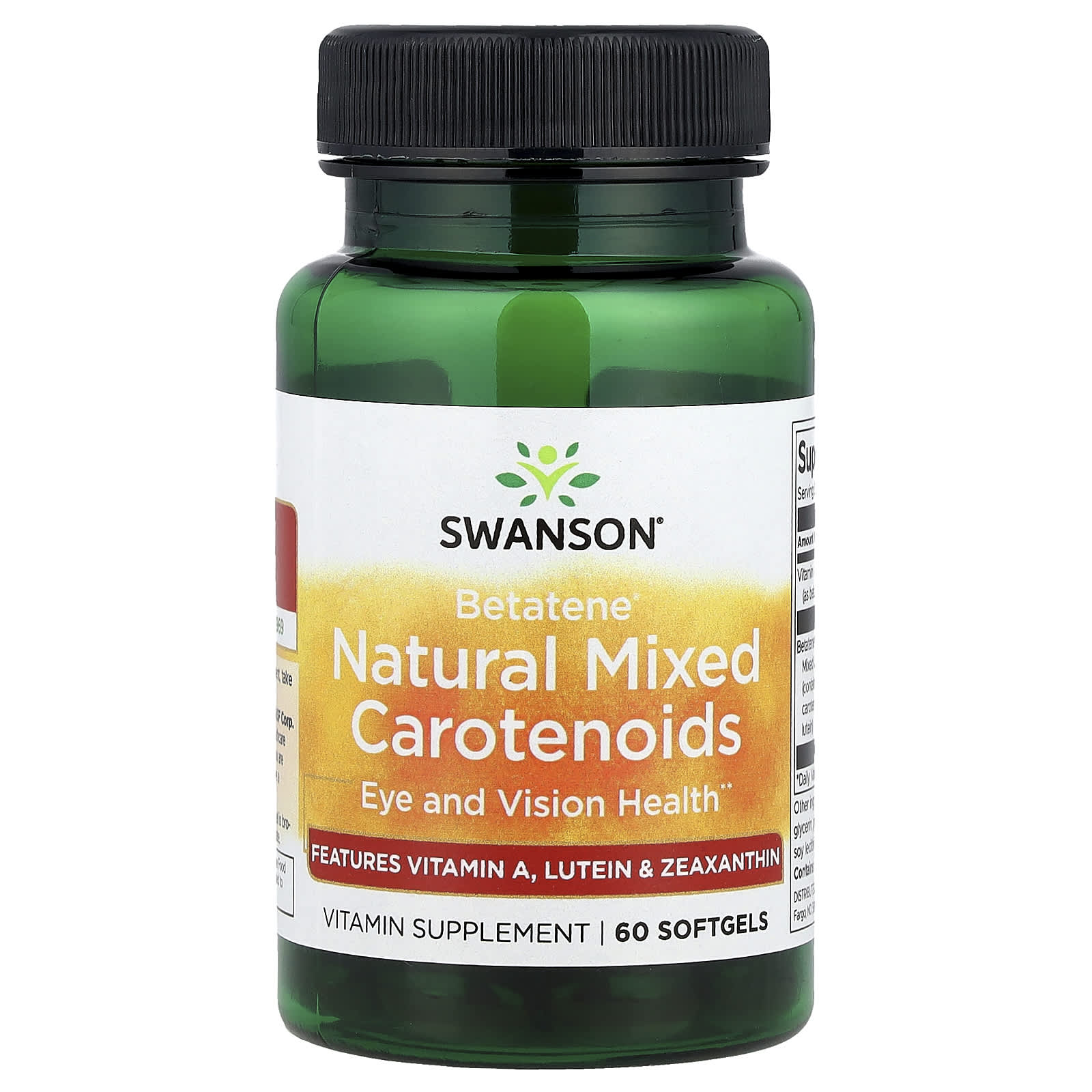 Swanson, Betatene® Natural Mixed Carotenoids, 60 Softgels - Image 1