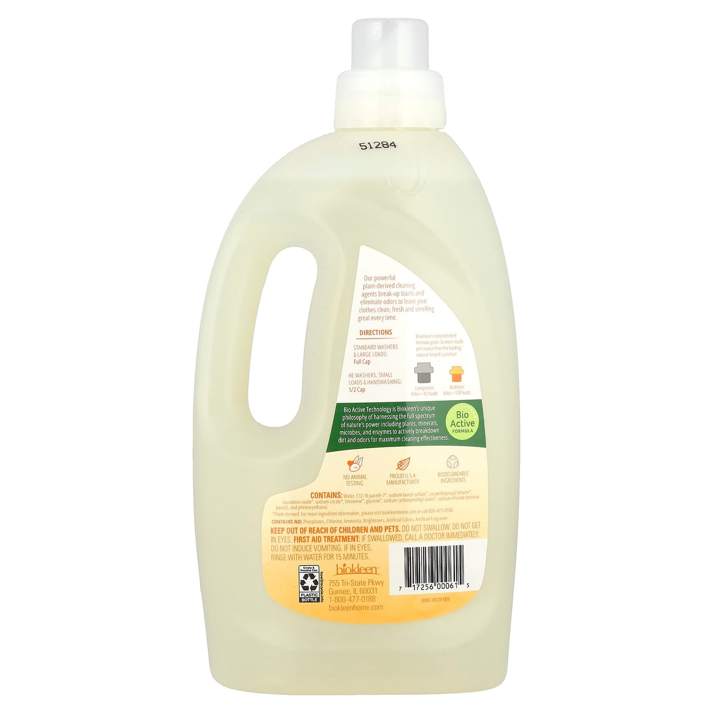 Concentrated Plant-Derived Laundry Liquid by Biokleen - Citrus Essence - Image 2