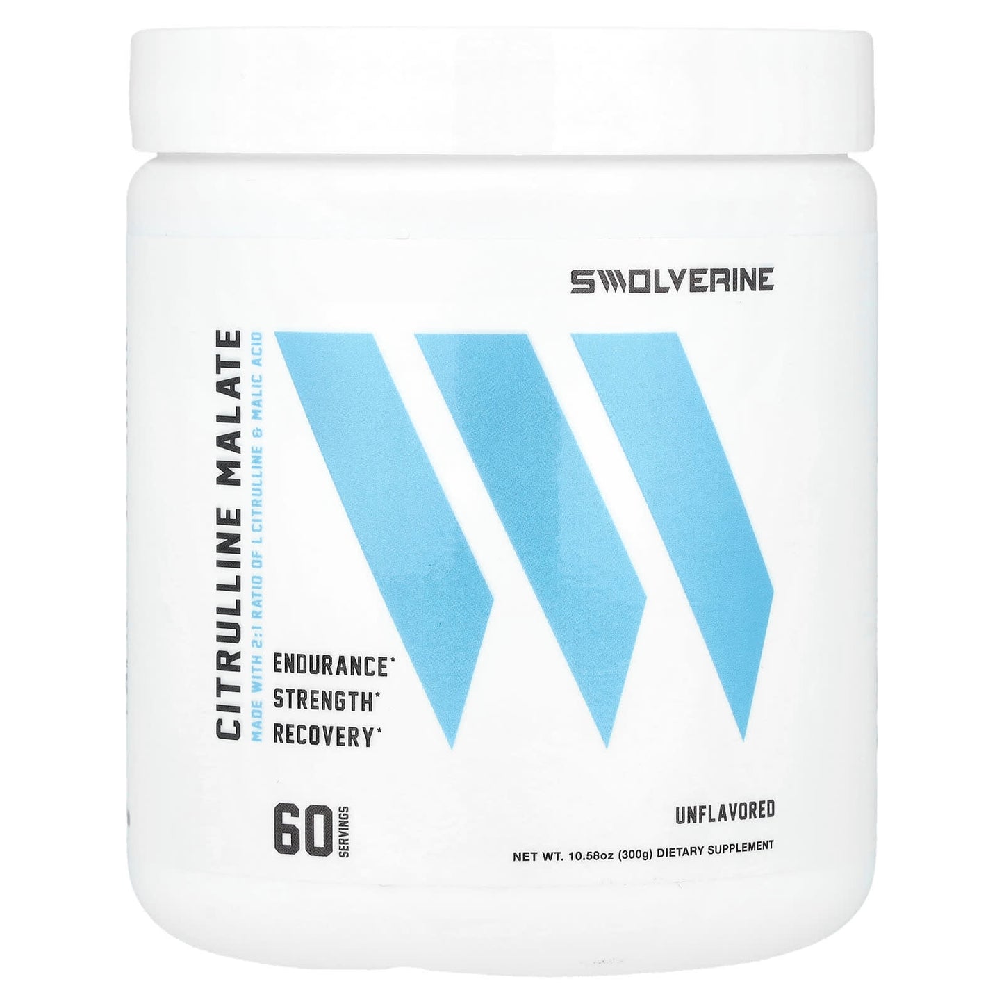 Swolverine, Citrulline Malate, Unflavored, 10.58 oz (300 g) - Image 1