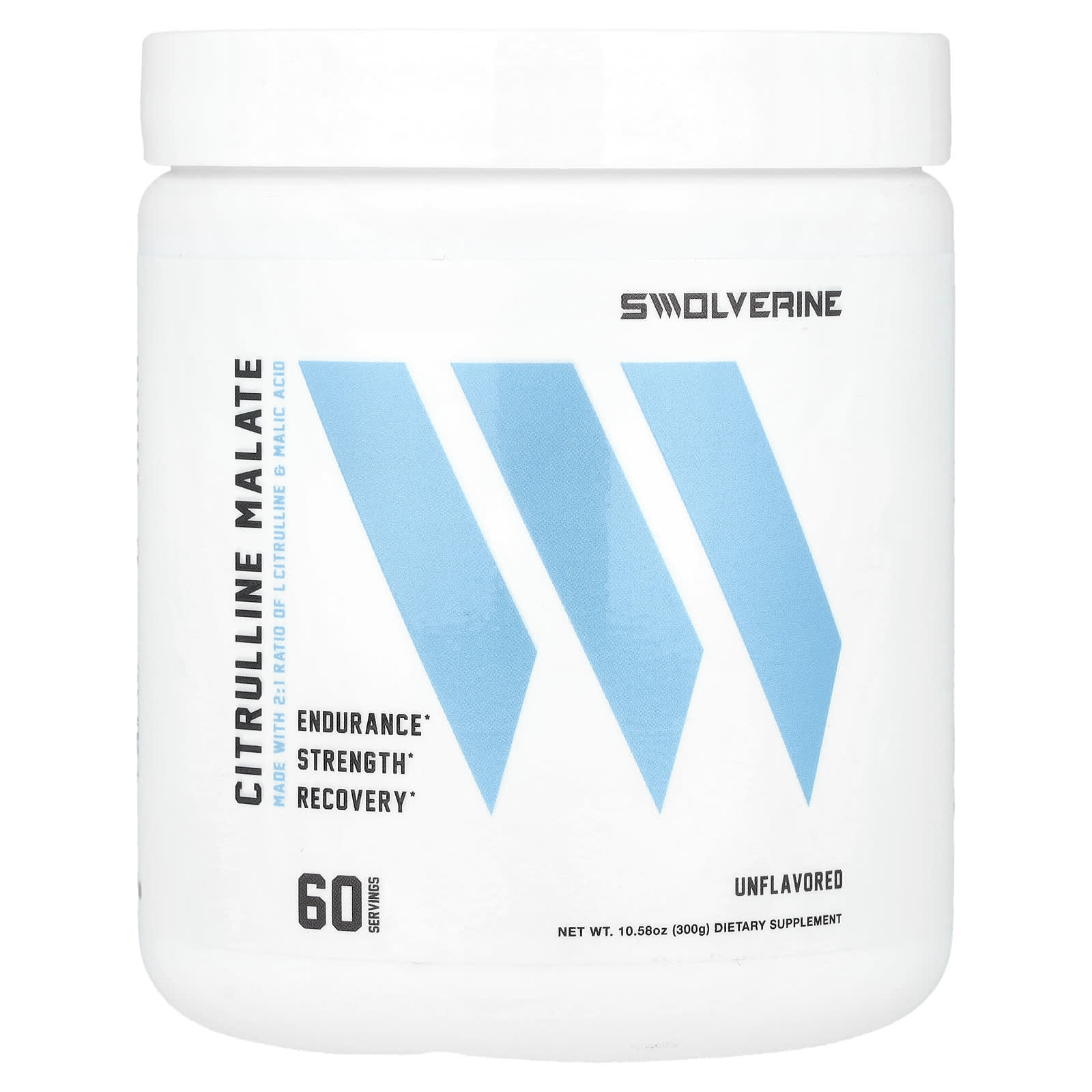 Swolverine, Citrulline Malate, Unflavored, 10.58 oz (300 g) - Image 1