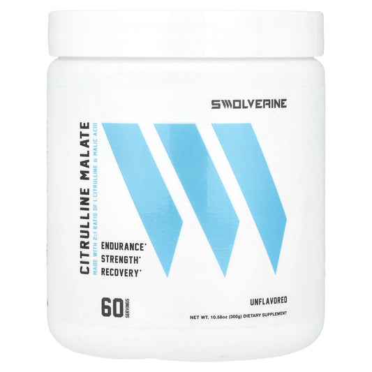 Swolverine, Citrulline Malate, Unflavored, 10.58 oz (300 g) - Image 1