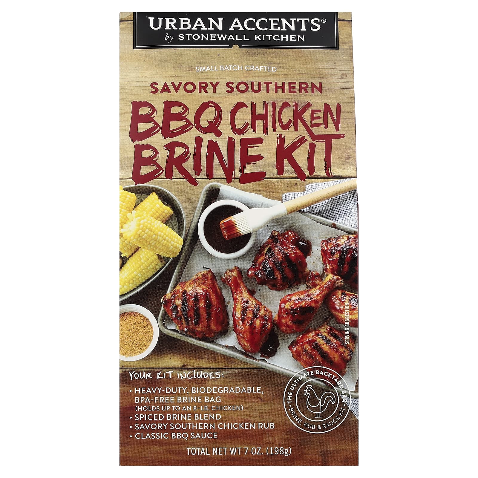 Urban Accents, Savory Southern BBQ Chicken Brine Kit, 7 oz (198 g ) - Image 1