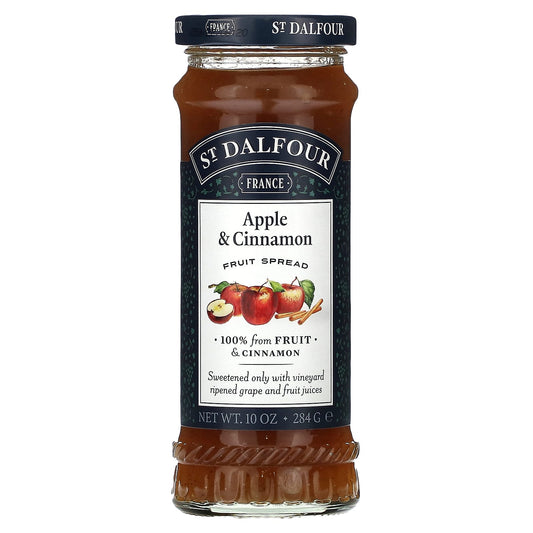 St. Dalfour, Apple & Cinnamon Fruit Spread, 10 oz (284 g) - Image 1