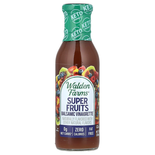 Walden Farms, Balsamic Vinaigrette, Super Fruits , 12 fl oz (355 ml) - Image 1