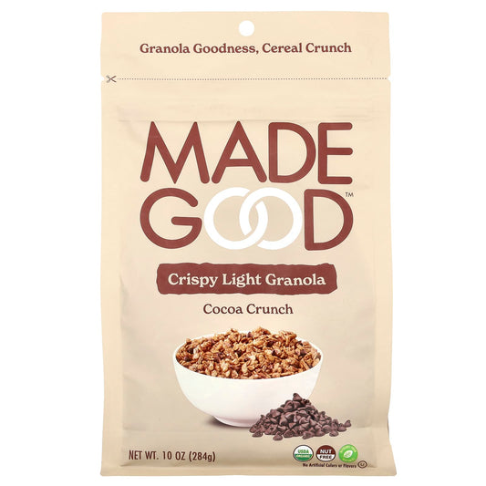 MadeGood, Crispy Light Granola, Cocoa Crunch, 10 oz (284 g) - Image 1