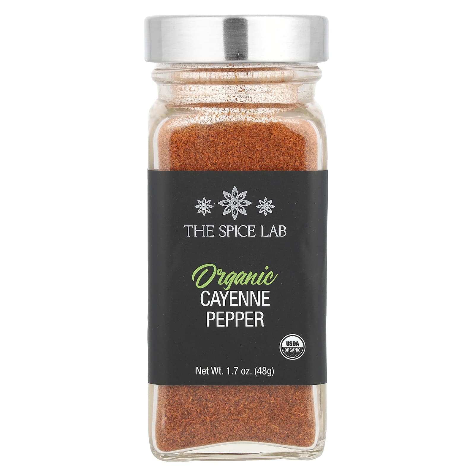 The Spice Lab, Organic Cayenne Pepper, 1.7 oz (48 g) - Image 1