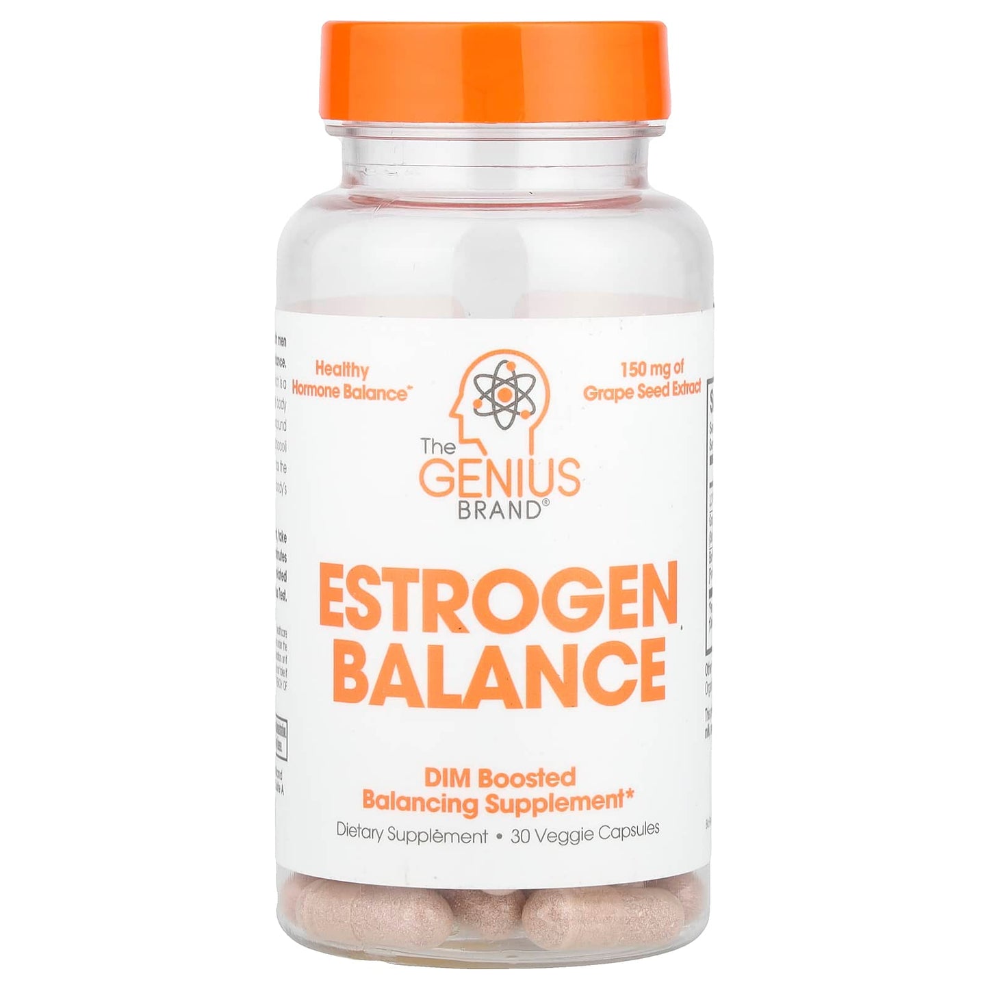The Genius Brand, Estrogen Balance, 30 Veggie Capsules - Image 1