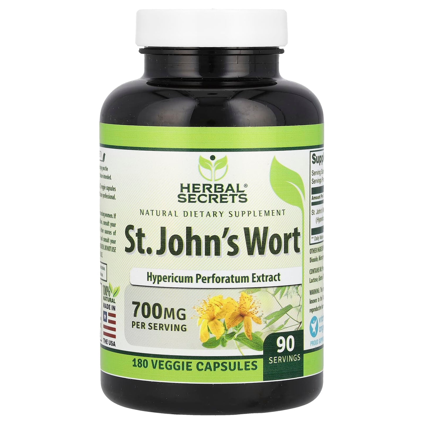 St. John's Wort Supplement - Natural Mood Support with Hypericum Perforatum - Image 1