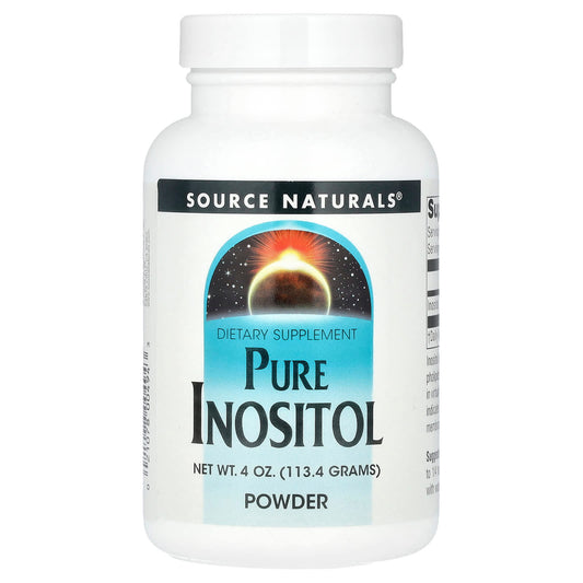 Source Naturals, Pure Inositol Powder,  4 oz (113.4 g) - Image 1