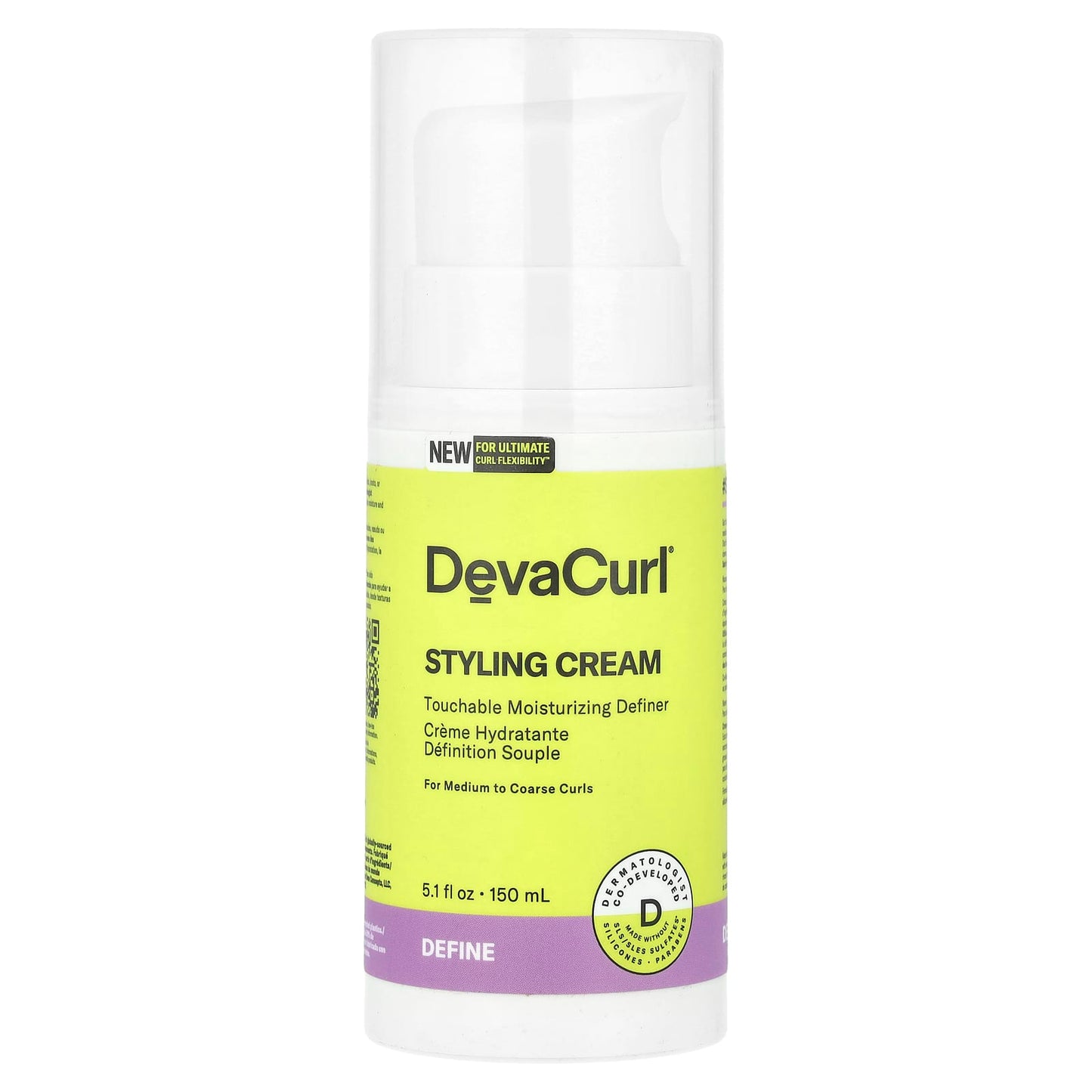 DevaCurl Touchable Moisturizing Definer Styling Cream for Medium to Coarse Curls - Image 1
