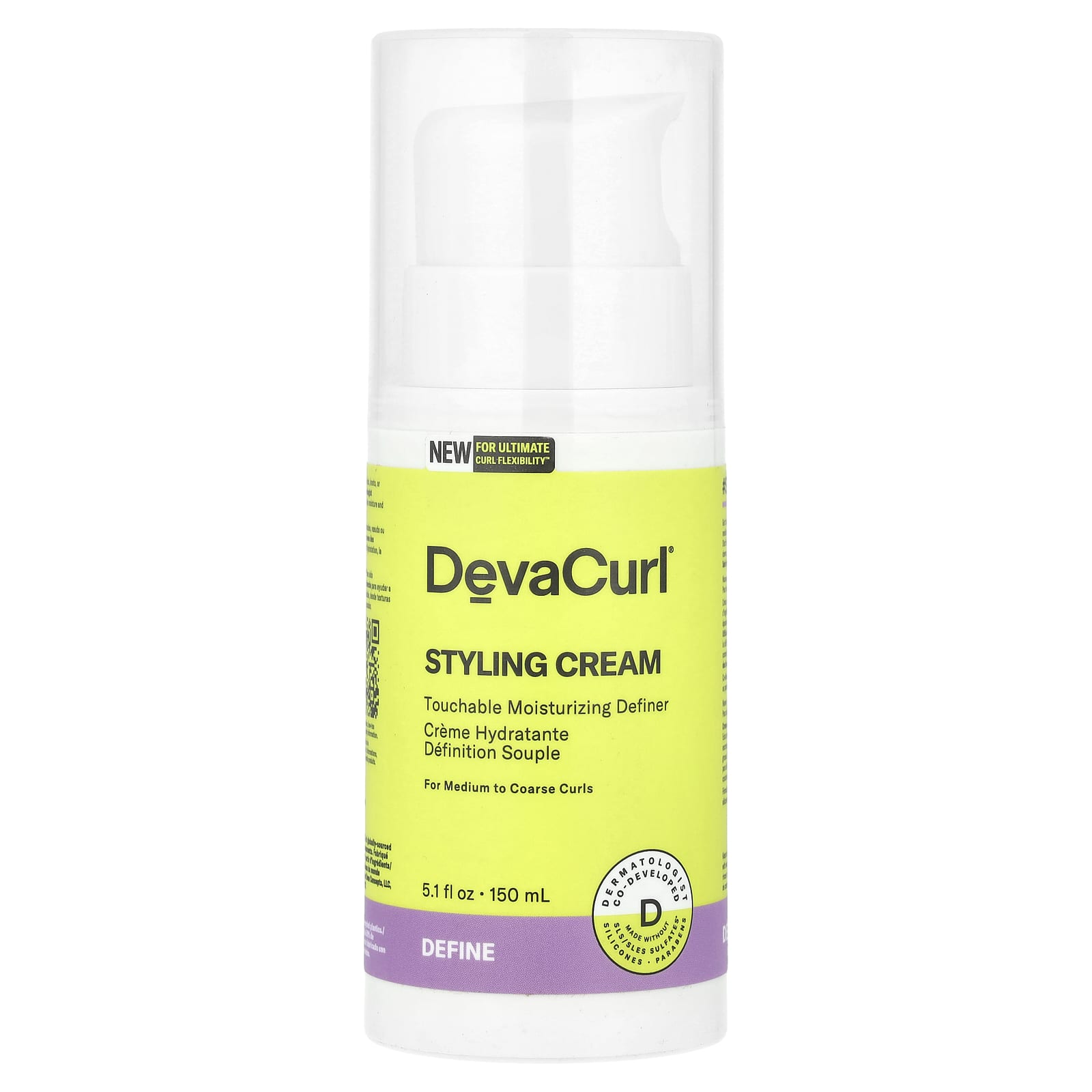 DevaCurl Touchable Moisturizing Definer Styling Cream for Medium to Coarse Curls - Image 1