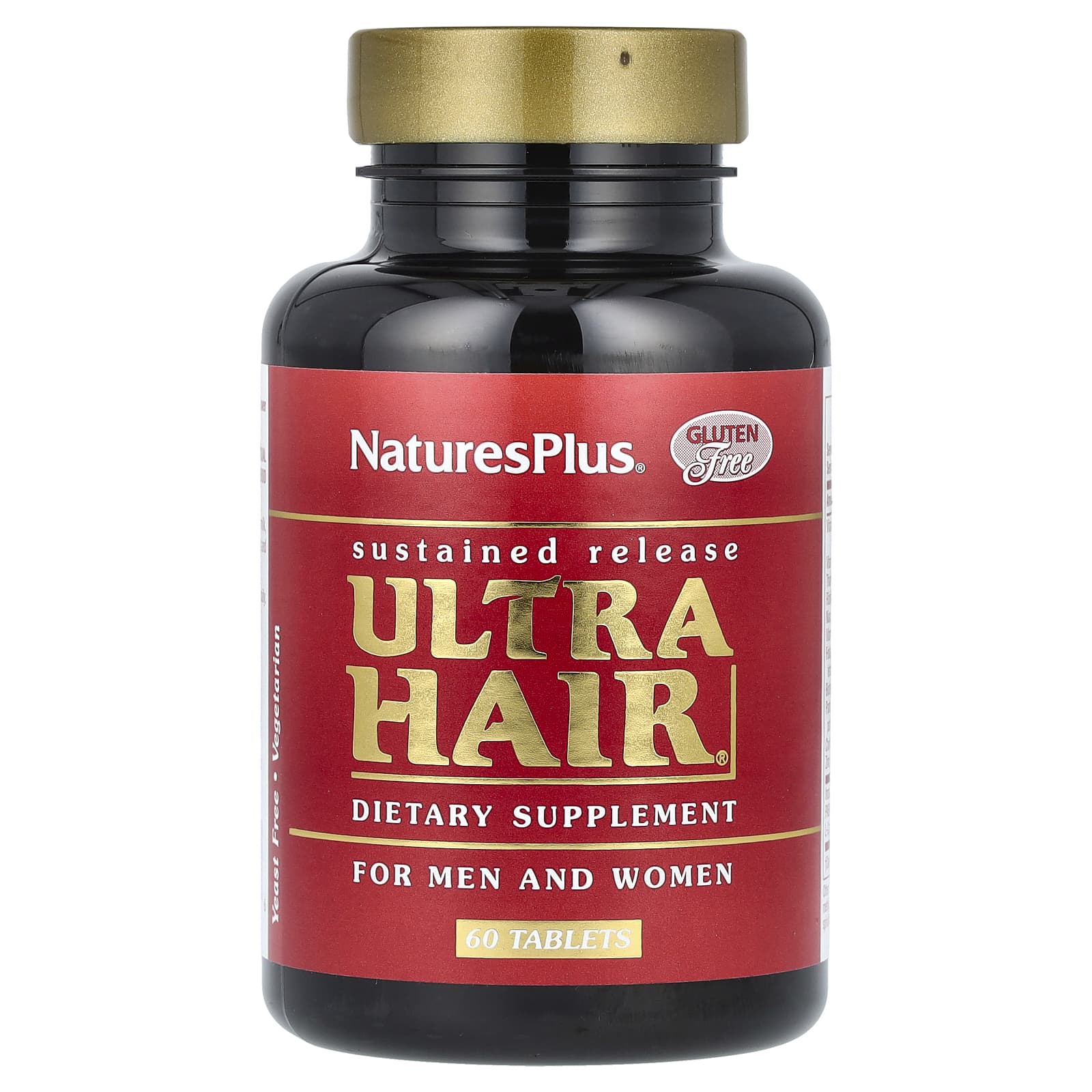 NaturesPlus, Ultra Hair, For Men & Women, 60 Tablets - Image 1