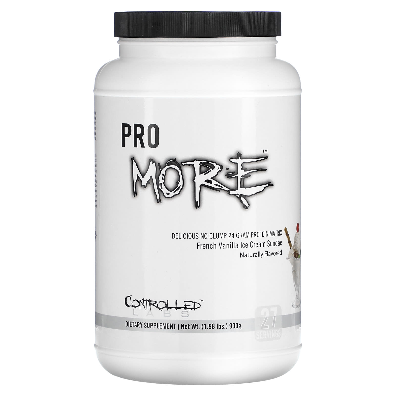 Controlled Labs Pro More Protein Matrix French Vanilla Ice Cream Sundae 1.98 lb - Image 1