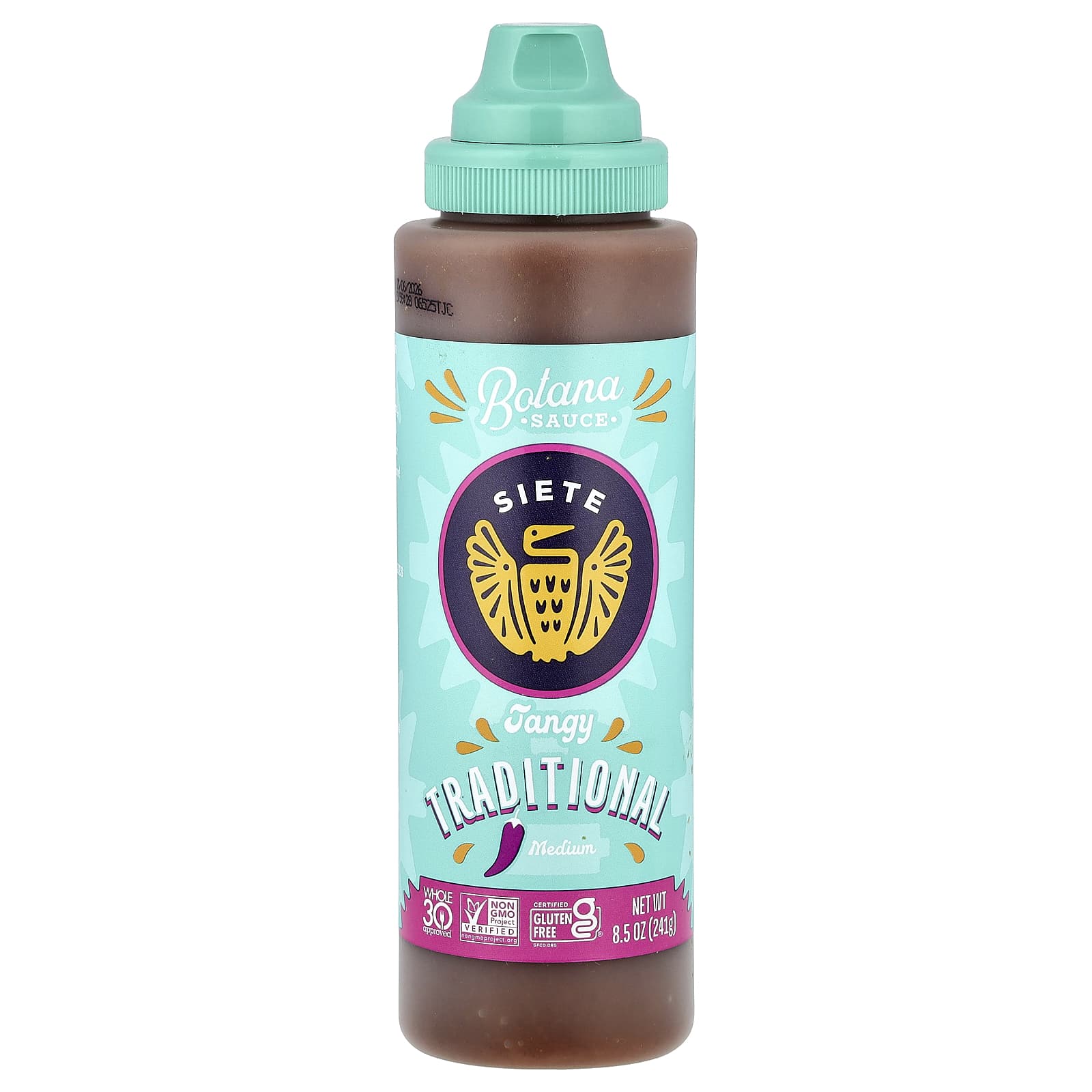 Siete, Traditional Botana Sauce, Medium, 8.5 oz (241 g) - Image 1