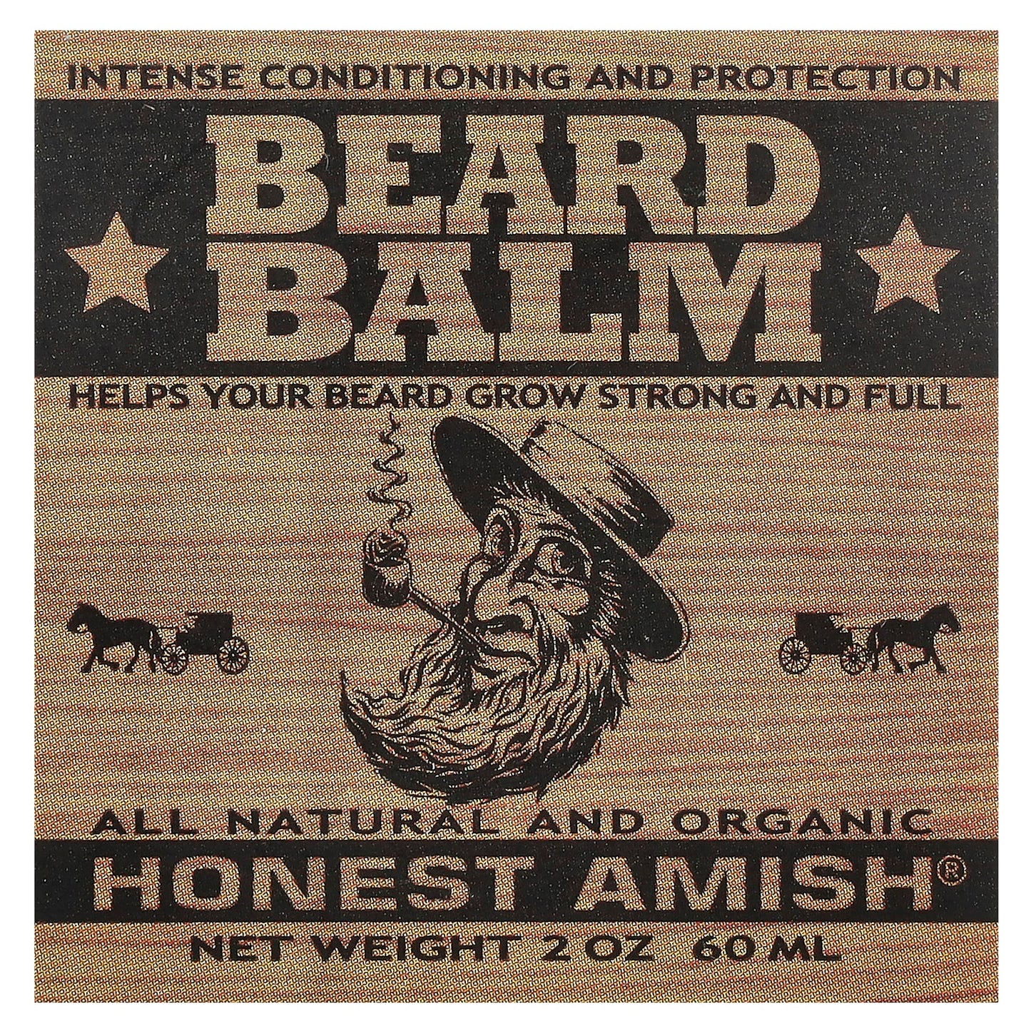 Nourishing Beard Balm by Honest Amish - 2 oz (60 ml) - Image 2
