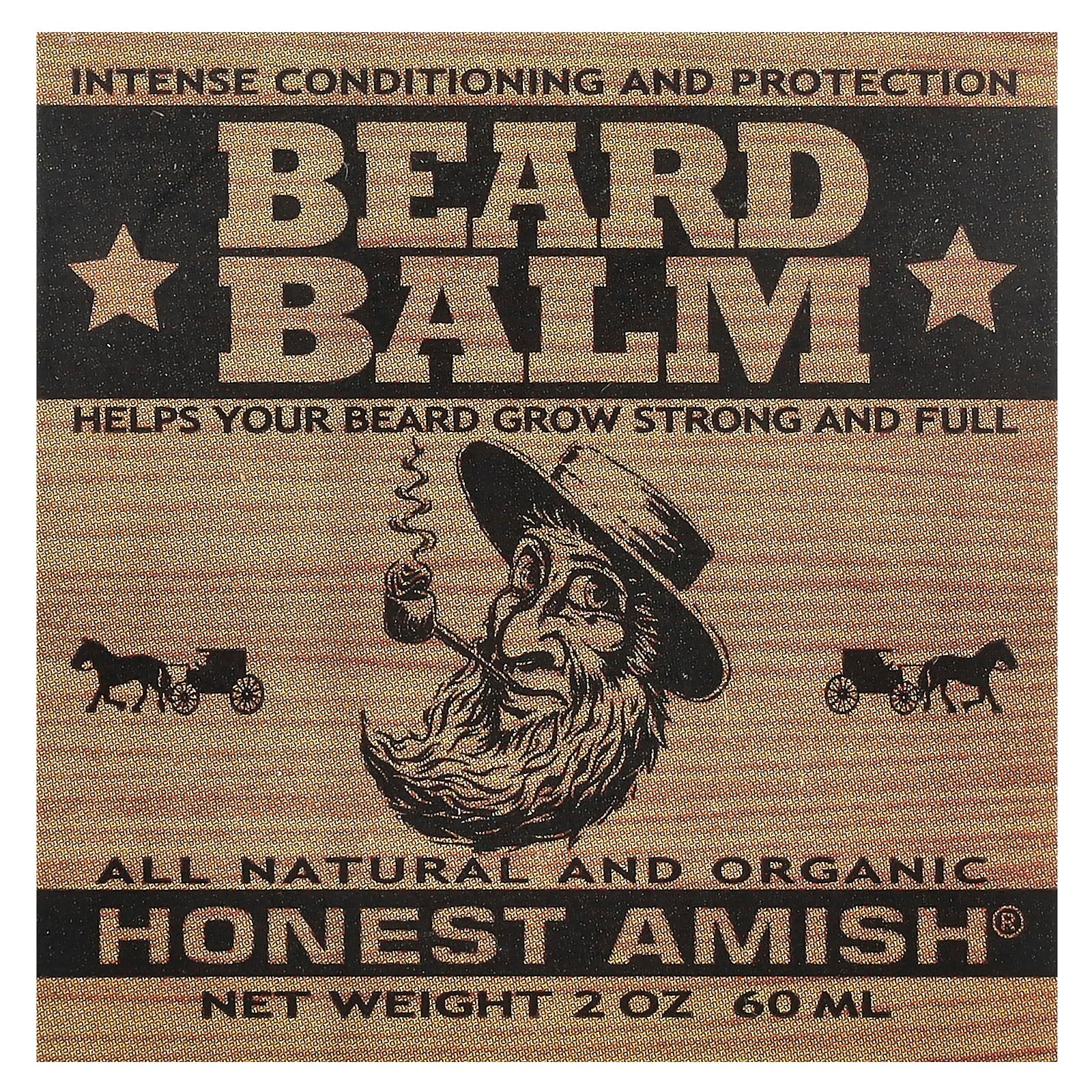 Nourishing Beard Balm by Honest Amish - 2 oz (60 ml) - Image 2